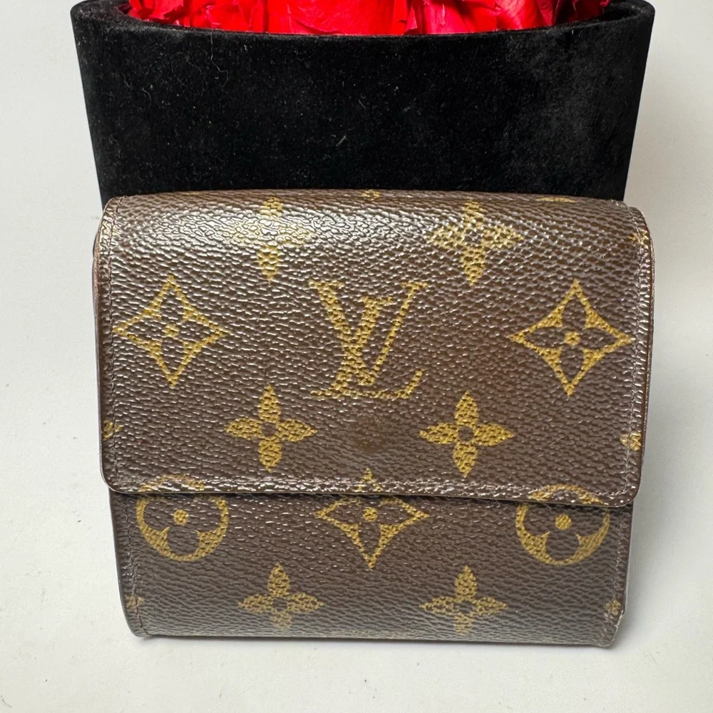 Louis Vuitton Monogram Elise Trifold Wallet